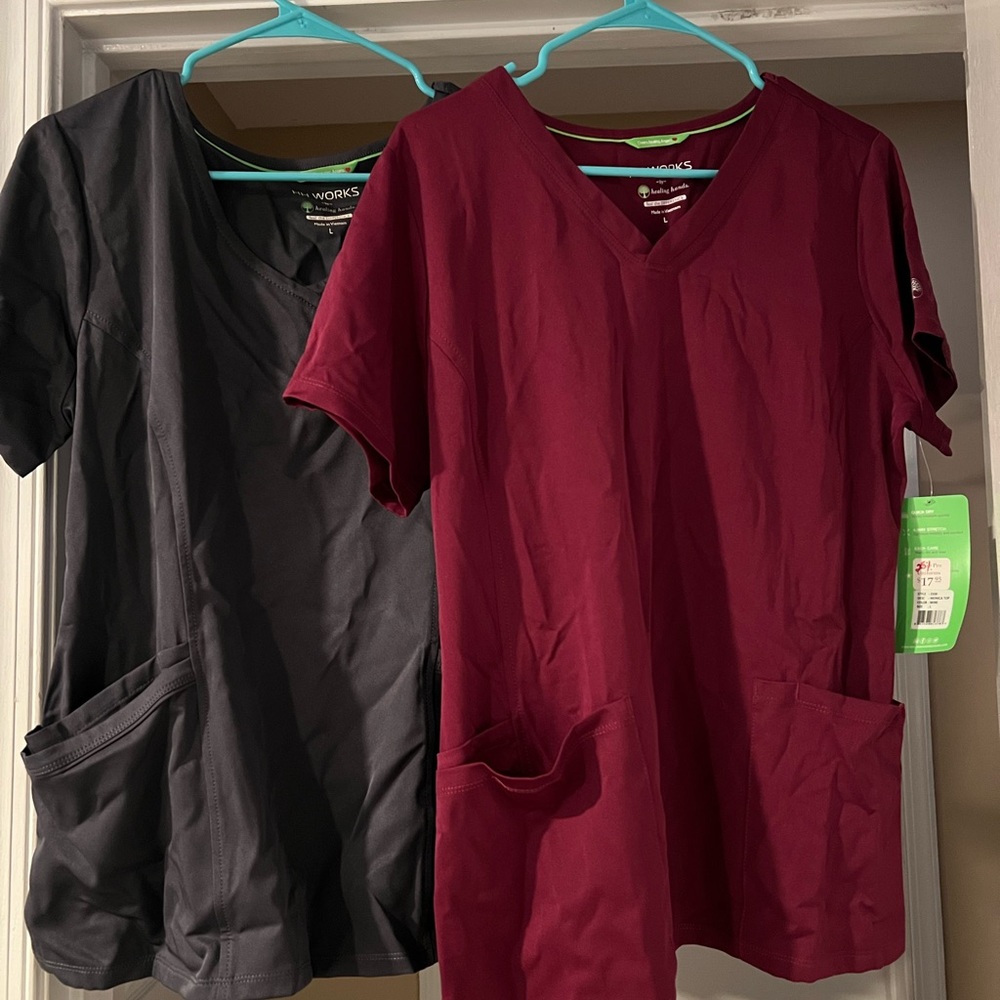 Scrub tops